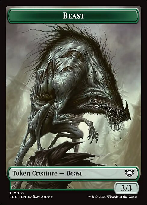 Beast - Edge of Eternities Commander Tokens