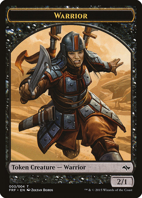 Warrior - Fate Reforged Tokens