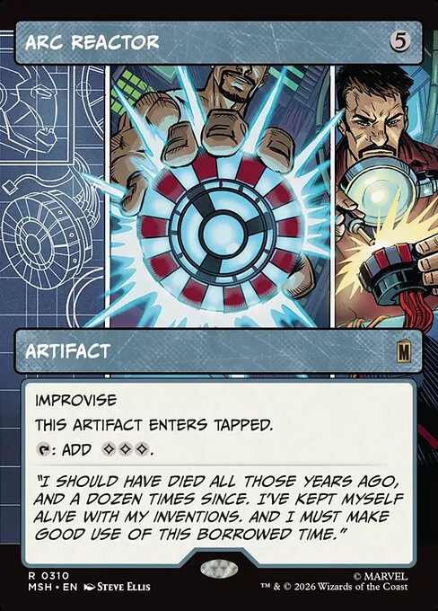 Arc Reactor - Marvel Super Heroes - Showcase