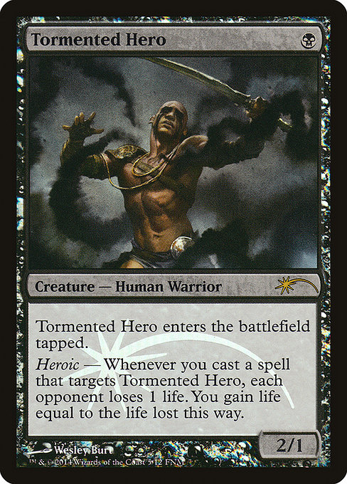 Tormented Hero - Friday Night Magic 2014 - Promo Foil