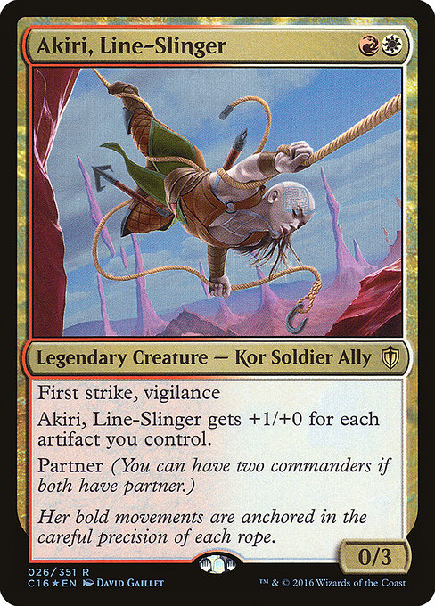 Akiri, Line-Slinger - Commander 2016 - Promo Foil