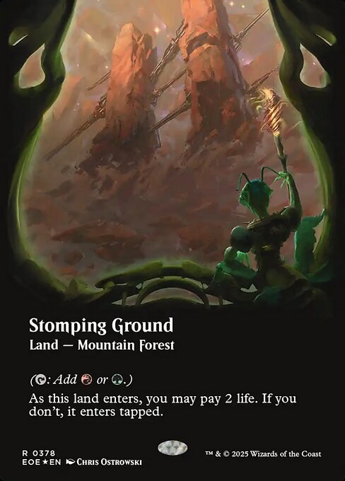 Stomping Ground - Edge of Eternities - Galaxy Foil, Showcase