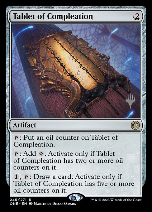 Tablet of Compleation - Phyrexia: All Will Be One Promos
