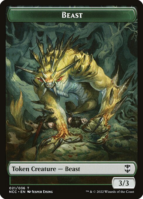 Beast - New Capenna Commander Tokens