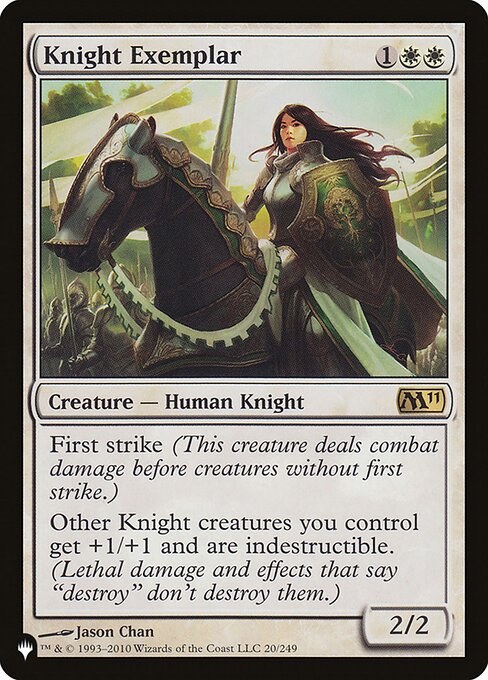 Knight Exemplar - The List