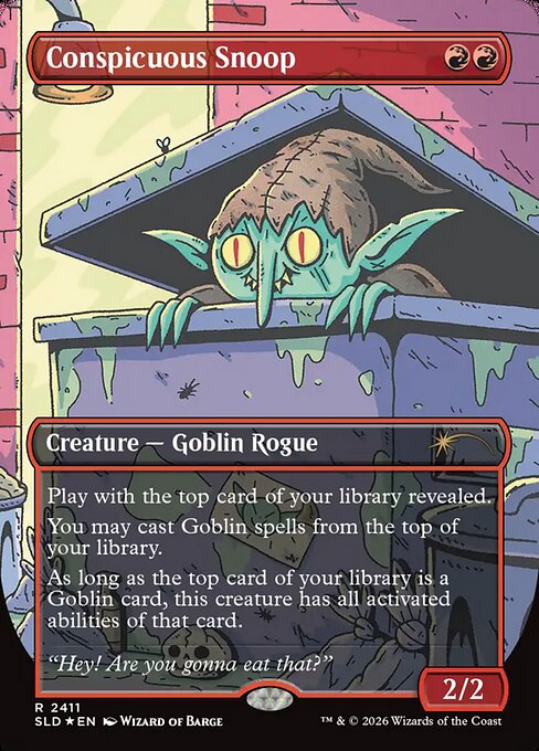 Conspicuous Snoop - Secret Lair Drop - Borderless
