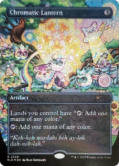 Chromatic Lantern - Secret Lair Drop - Confetti Foil, Borderless