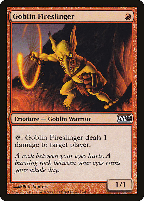 Goblin Fireslinger - Magic 2012