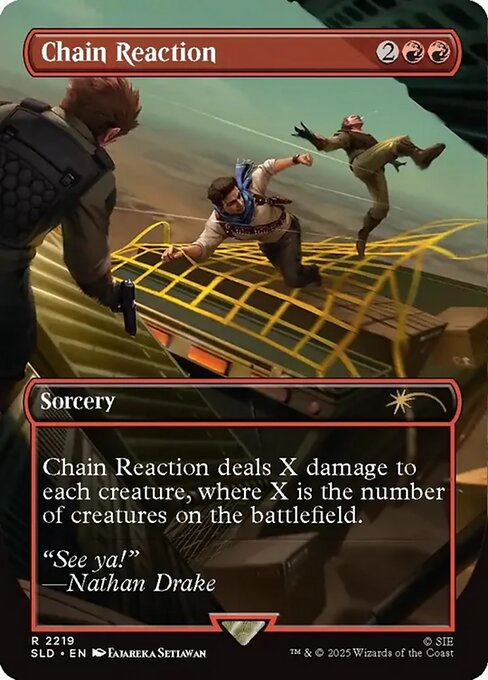 Chain Reaction - Secret Lair Drop - Borderless