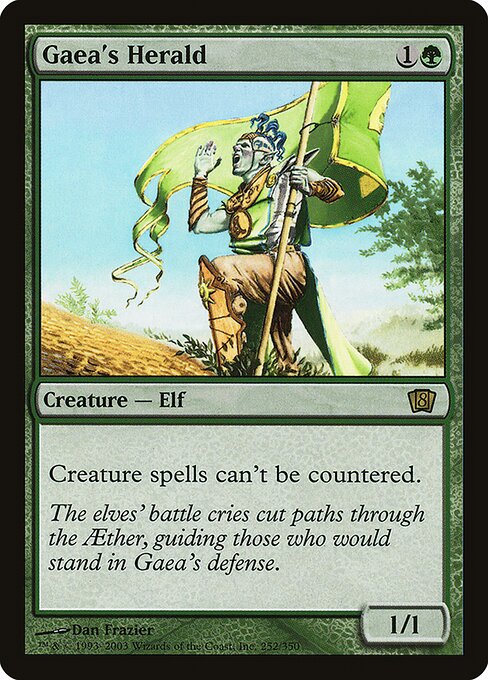 Gaea's Herald - Eighth Edition - Promo Foil