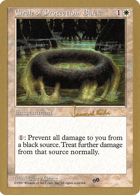 Circle of Protection: Black - World Championship Decks 1997