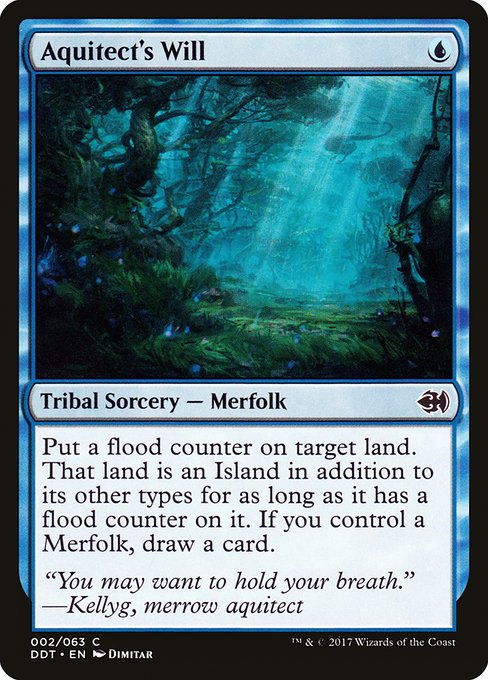 Aquitect's Will - Duel Decks: Merfolk vs. Goblins