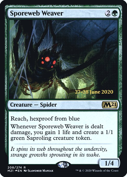 Sporeweb Weaver - Core Set 2021 Promos - Promo Foil