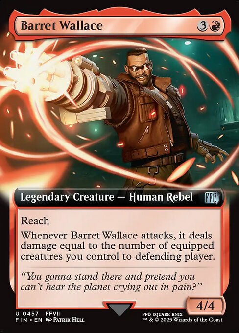 Barret Wallace - Final Fantasy - Extended Art