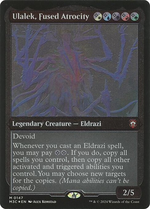 Ulalek, Fused Atrocity - Modern Horizons 3 Commander - Etched Foil