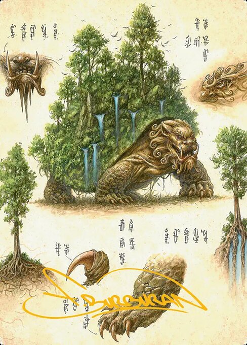 The Lion-Turtle - Avatar: the Last Airbender Art Cards - Borderless