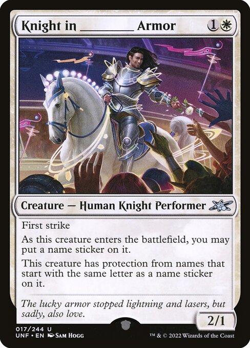Knight in _____ Armor - Unfinity