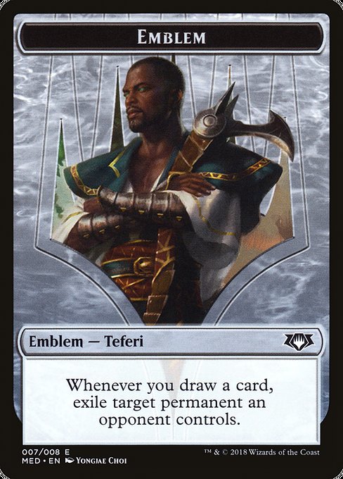 Teferi, Hero of Dominaria Emblem - Mythic Edition Tokens