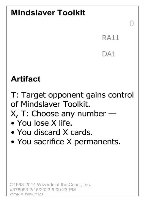 Mindslaver Toolkit - Unknown Event