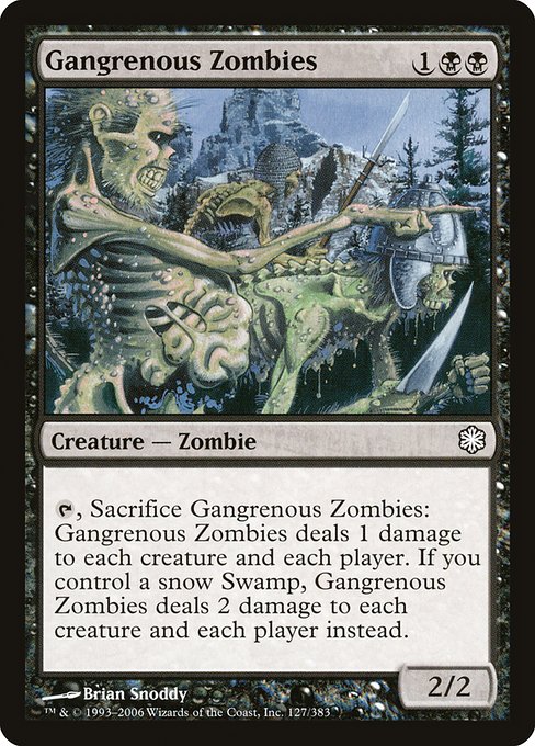 Gangrenous Zombies - Coldsnap Theme Decks