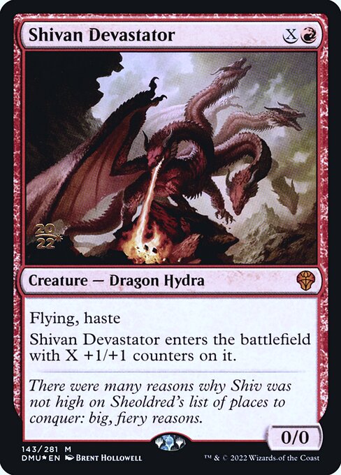 Shivan Devastator - Dominaria United Promos - Promo Foil