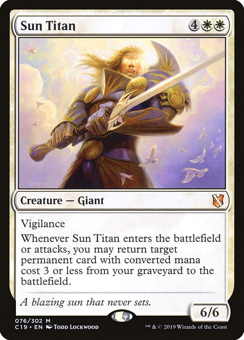 Sun Titan - Commander 2019