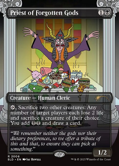 Priest of Forgotten Gods - Secret Lair Drop - Borderless