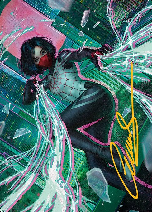 Silk, Web Weaver - Marvel's Spider-Man Art Series - Borderless