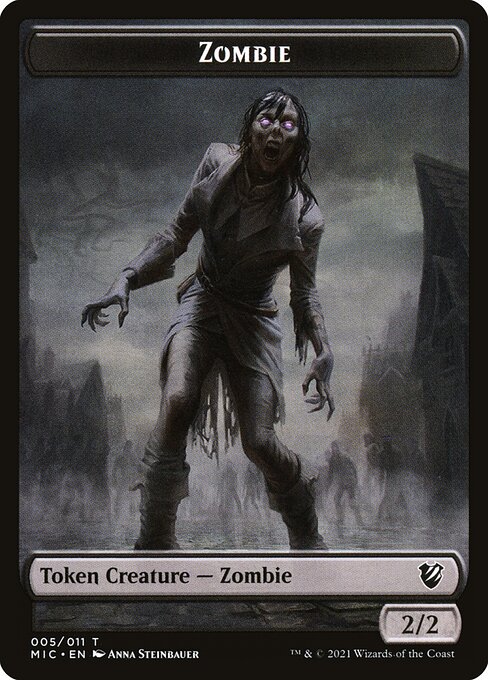Zombie - Midnight Hunt Commander Tokens