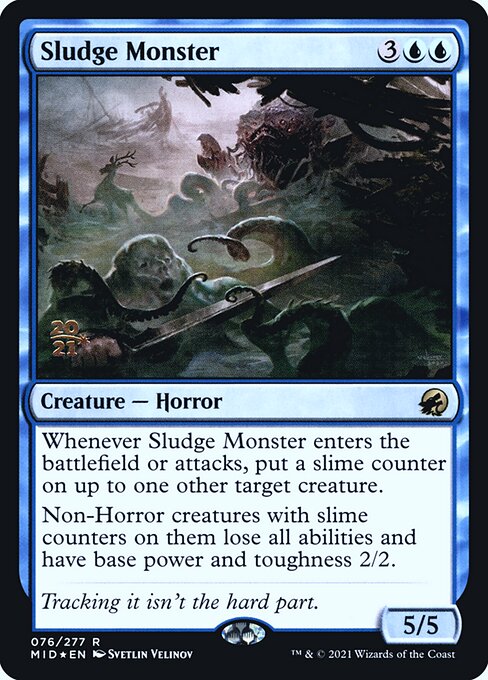 Sludge Monster - Innistrad: Midnight Hunt Promos - Promo Foil