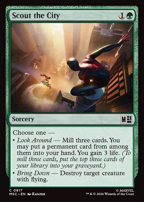 Scout the City - Marvel Super Heroes Commander