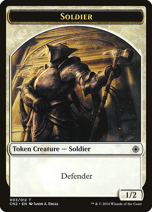 Soldier - Conspiracy: Take the Crown Tokens