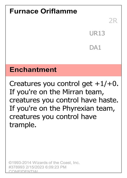 Furnace Oriflamme - Unknown Event