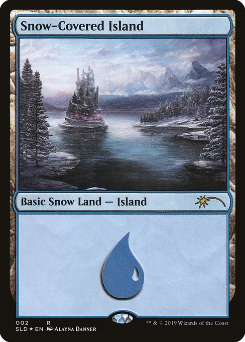 Snow-Covered Island - Secret Lair Drop - Promo Foil