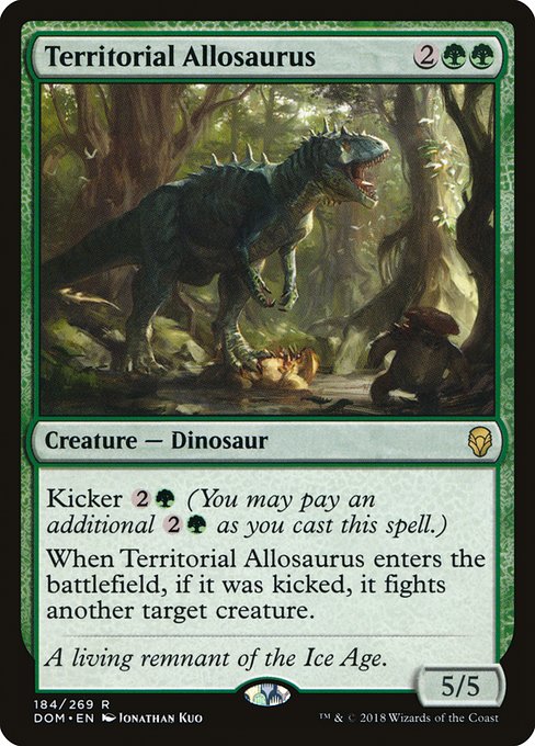 Territorial Allosaurus - Dominaria