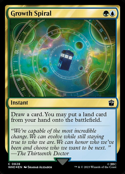 Growth Spiral - Doctor Who - Surge Foil