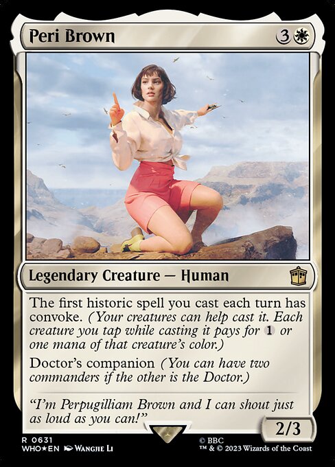 Peri Brown - Doctor Who - Surge Foil