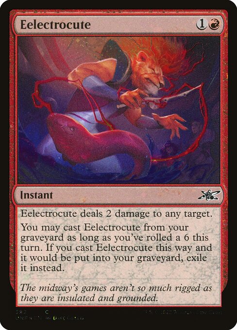 Eelectrocute - Unfinity - Galaxy Foil