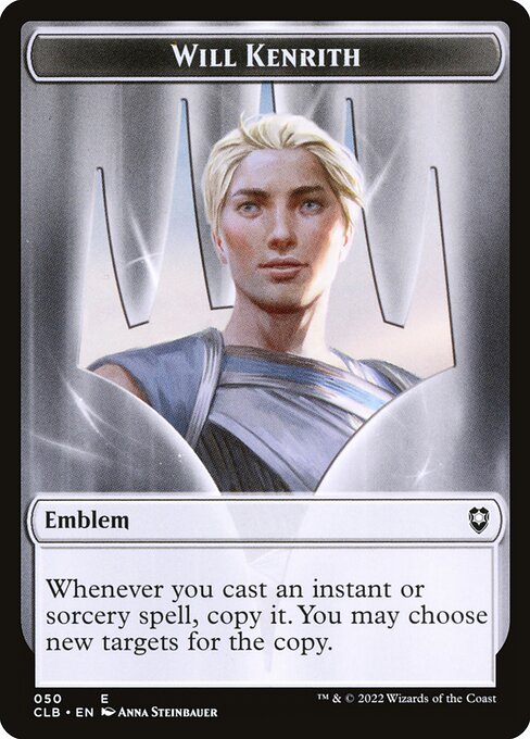 Will Kenrith Emblem - Commander Legends: Battle for Baldur's Gate Tokens