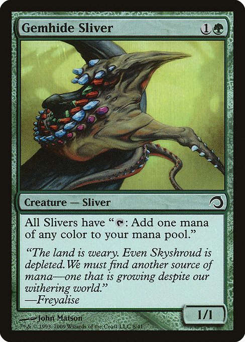 Gemhide Sliver - Premium Deck Series: Slivers - Promo Foil