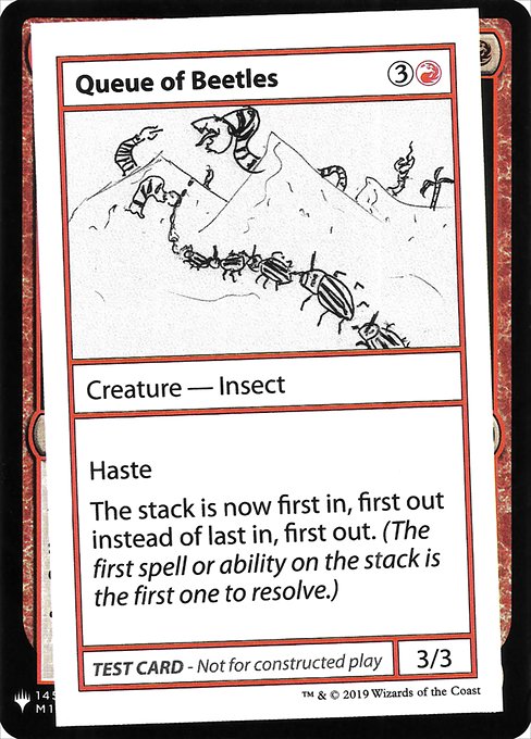 Queue of Beetles - Mystery Booster Playtest Cards 2019