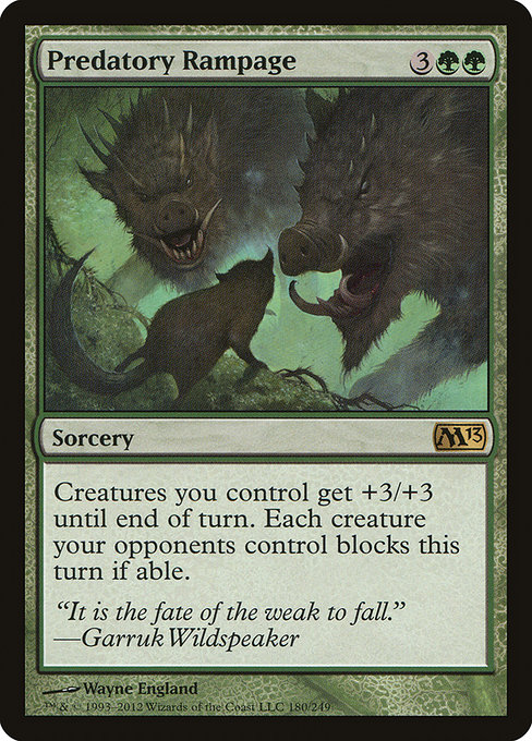 Predatory Rampage - Magic 2013