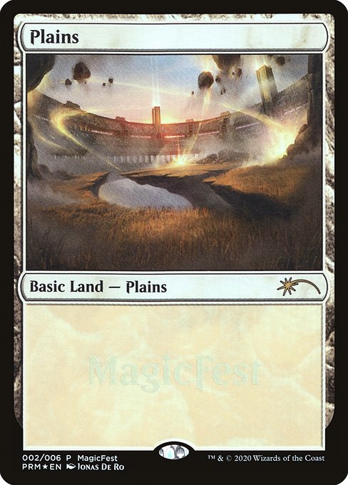 Plains - MagicFest 2020 - Promo Foil