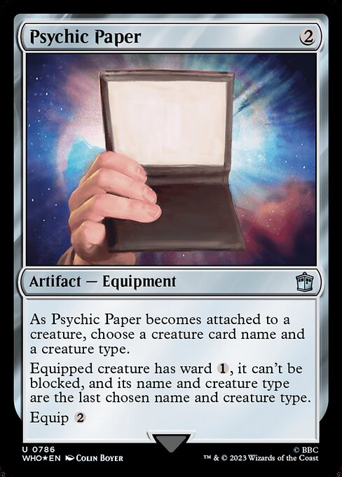 Psychic Paper - Doctor Who - Surge Foil