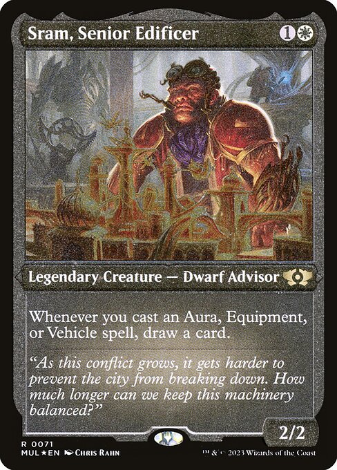 Sram, Senior Edificer - Multiverse Legends - Etched Foil