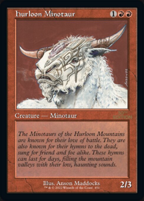 Hurloon Minotaur - 30th Anniversary Edition - Retro