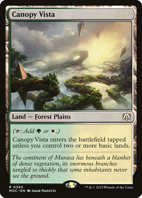 Canopy Vista - March of the Machine Commander