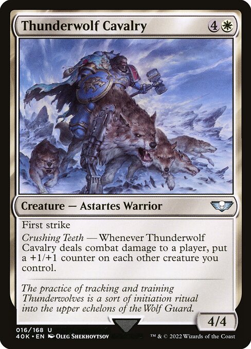 Thunderwolf Cavalry - Warhammer 40,000 Commander