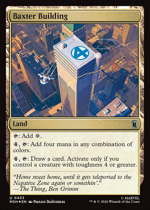 Baxter Building - Marvel Super Heroes - Surge Foil