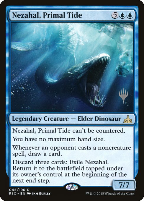 Nezahal, Primal Tide - Rivals of Ixalan Promos